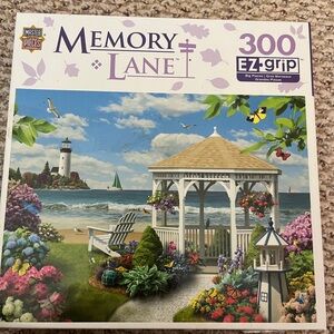 MasterPieces Memory Lane 300-Piece EZ-Grip Jigsaw Puzzle - Blue & White